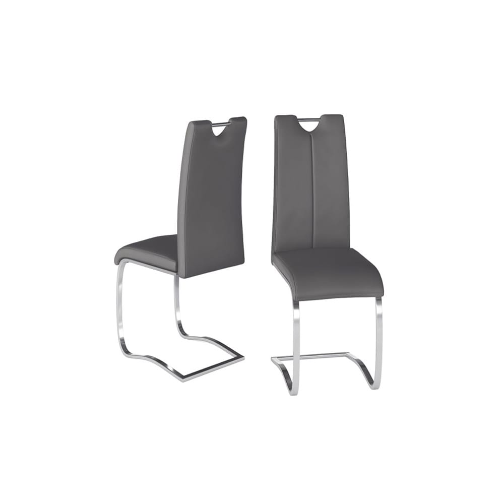 Adira Grey Dining Chair (Pair) Nicholas John Interiors