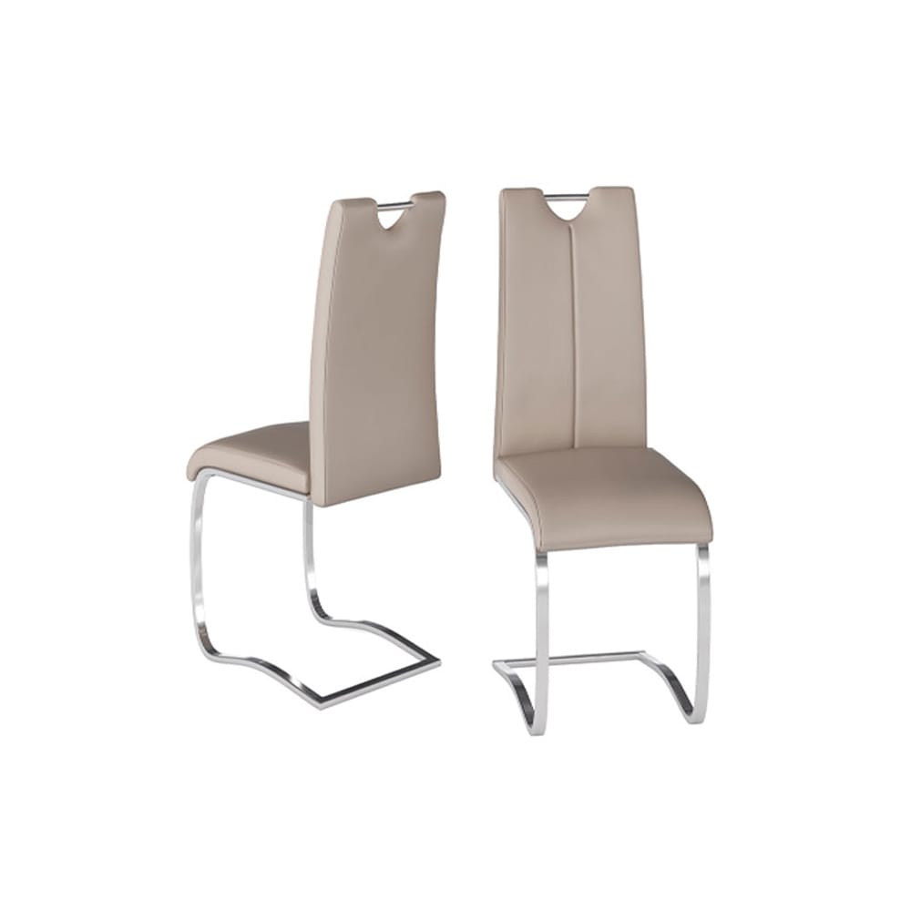 Adira Taupe Dining Chair (Pair) Nicholas John Interiors