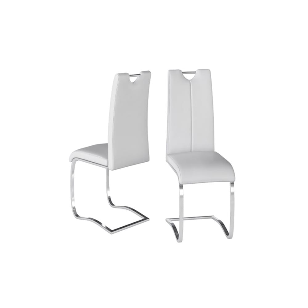 Adira White Dining Chair (Pair) Nicholas John Interiors