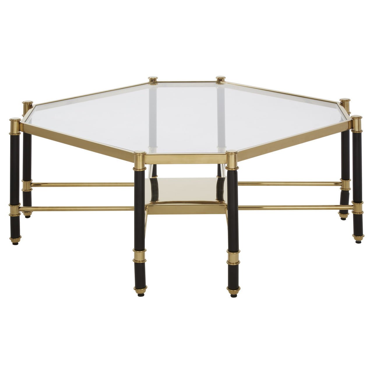 Aleesia Champagne Finish Coffee Table Nicholas John Interiors