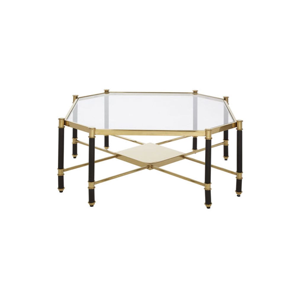 Aleesia Champagne Finish Coffee Table Nicholas John Interiors