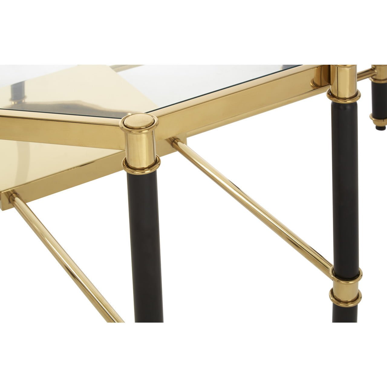 Aleesia Champagne Finish Coffee Table Nicholas John Interiors