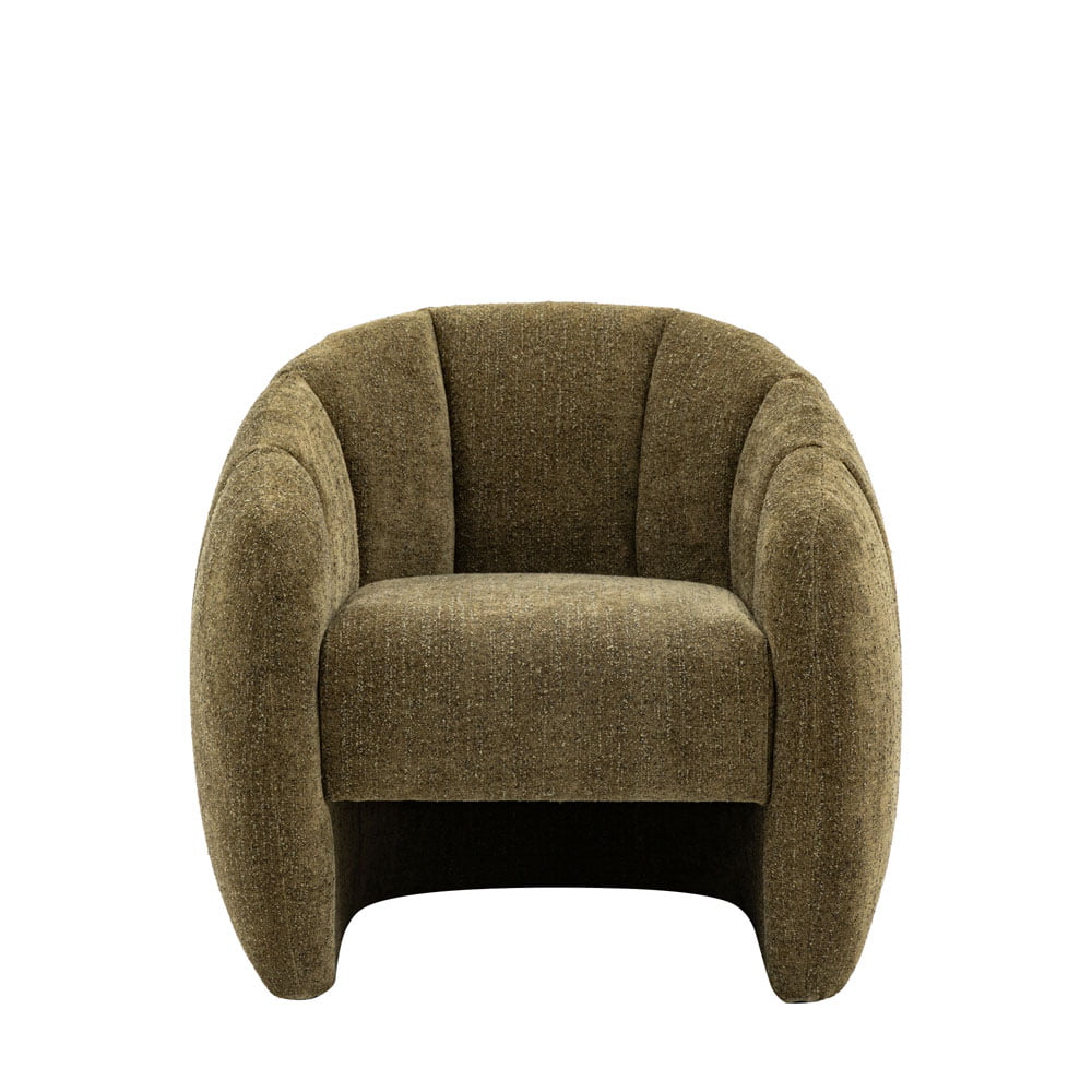 Amabella Tub Chair in Moss Green Nicholas John Interiors