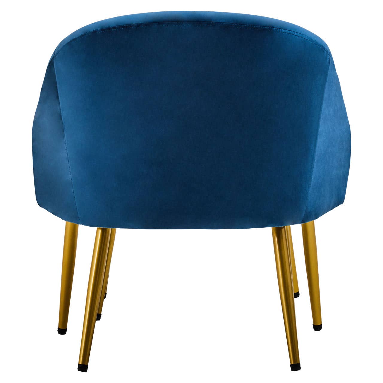 Amina Midnight Blue Chair and Footstool Nicholas John Interiors