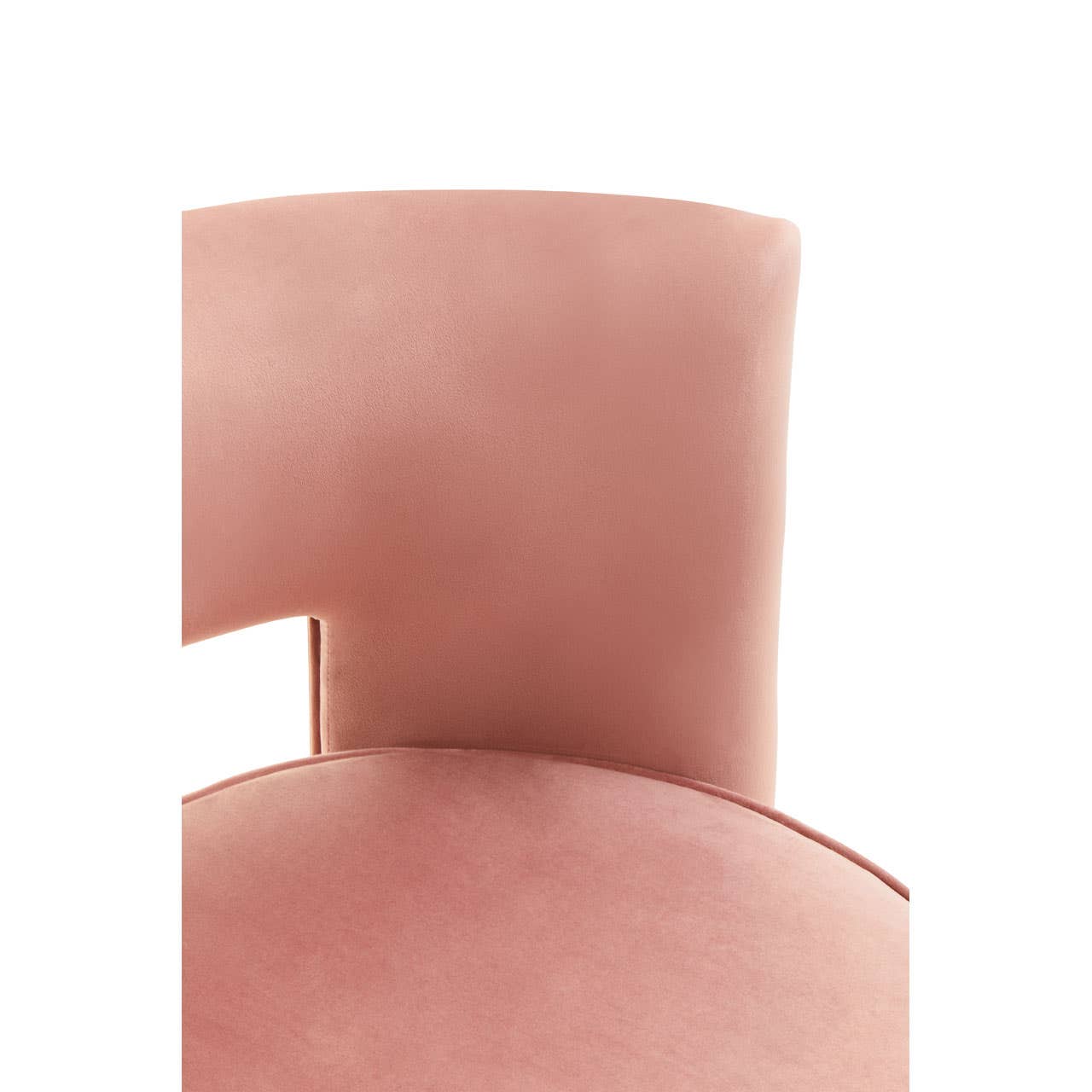 Amina Pink Velvet Swivel Chair Nicholas John Interiors