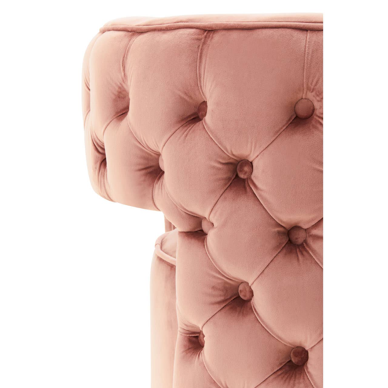 Amina Pink Velvet Swivel Chair Nicholas John Interiors