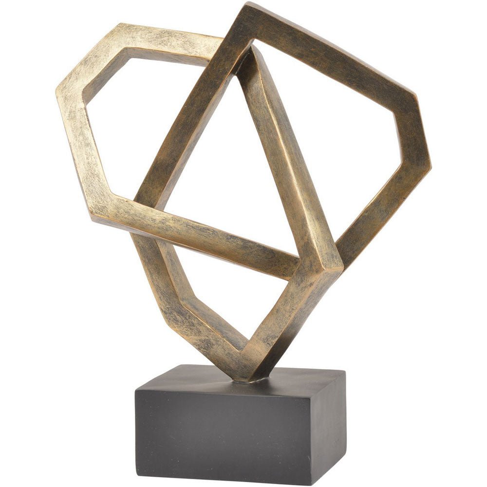 Antique Bronze Cubist Sculpture Nicholas John Interiors