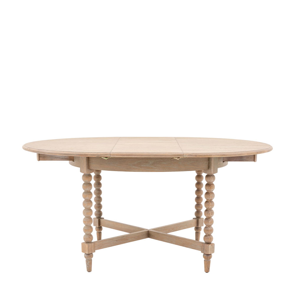 Aria Round Extending Dining Table Nicholas John Interiors