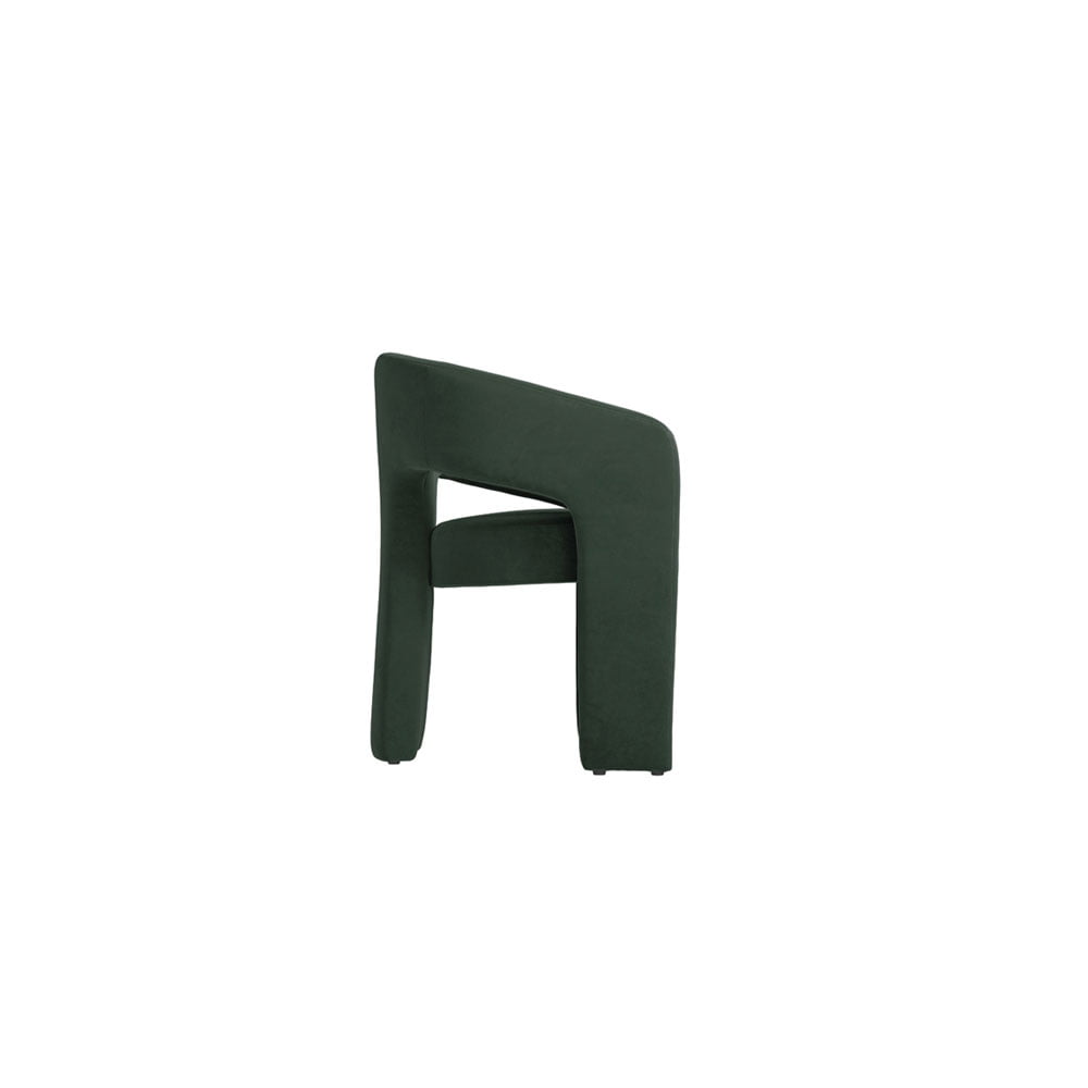 Ashford & Grey Luna Forest Green Dining Chair Nicholas John Interiors