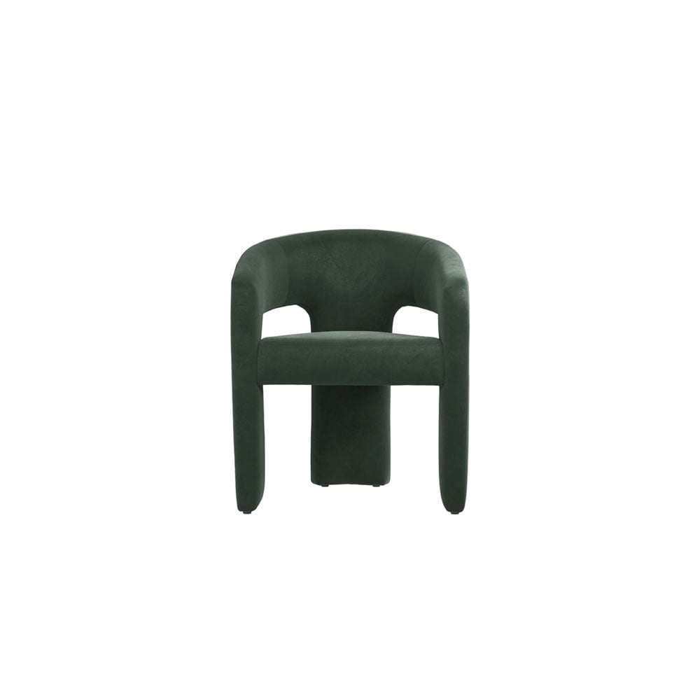 Ashford & Grey Luna Forest Green Dining Chair Nicholas John Interiors