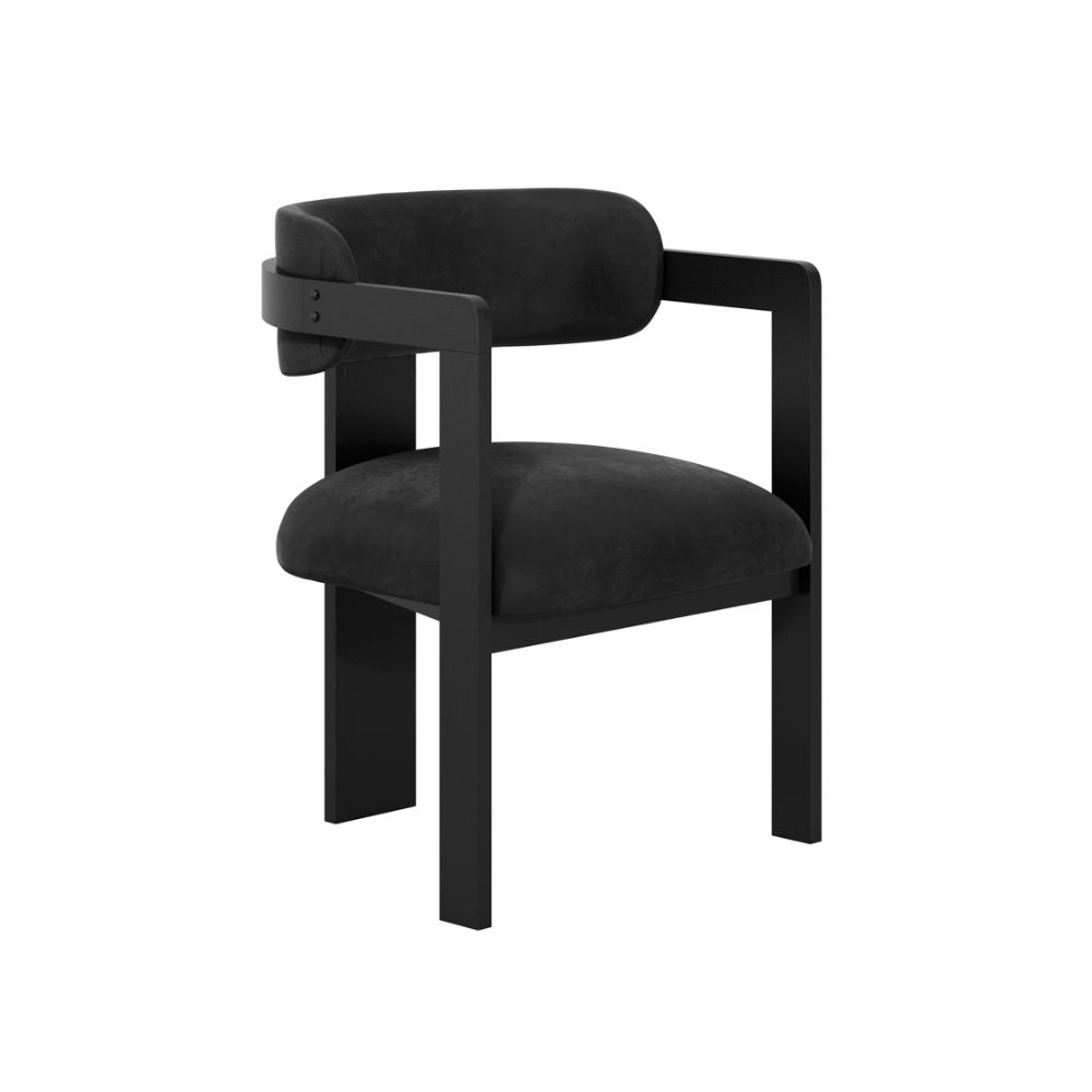 Ashford & Grey Maia Dining Chair in Black Nicholas John Interiors