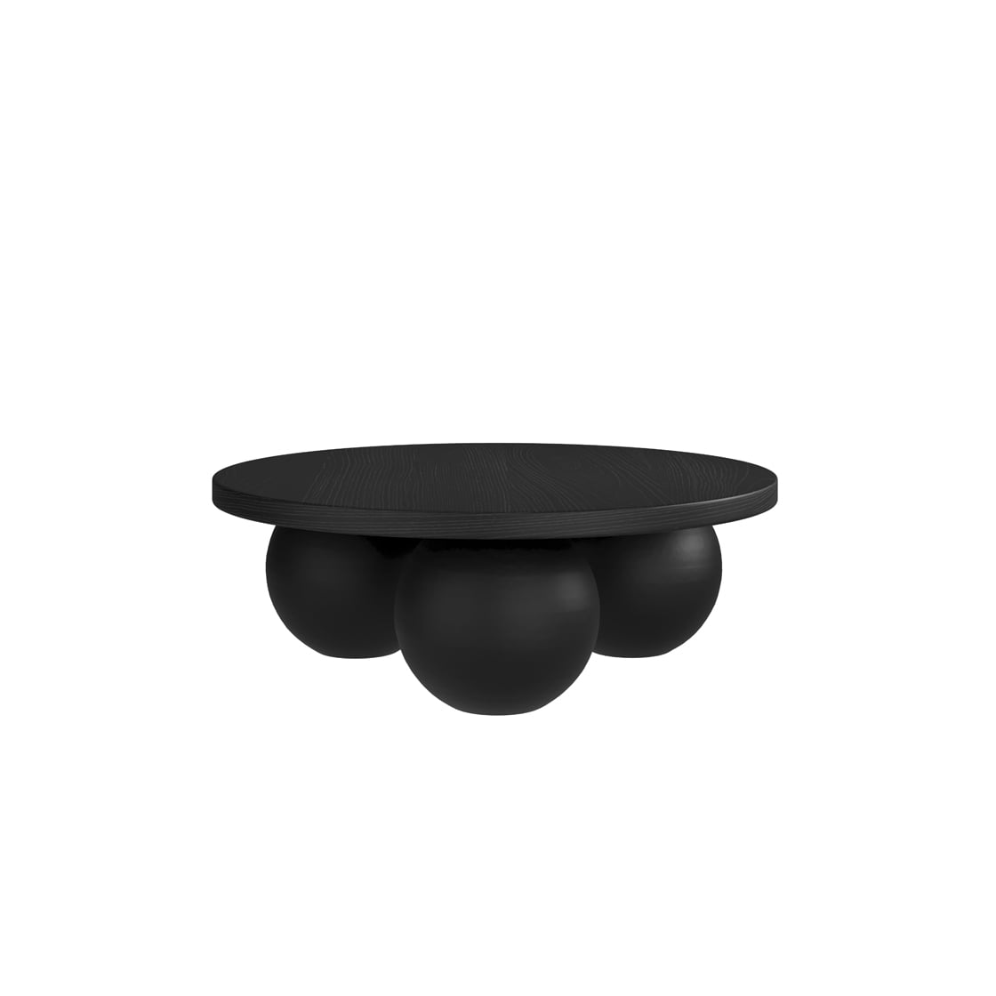 Ashford & Grey Oriel Matte Black Coffee Table Nicholas John Interiors