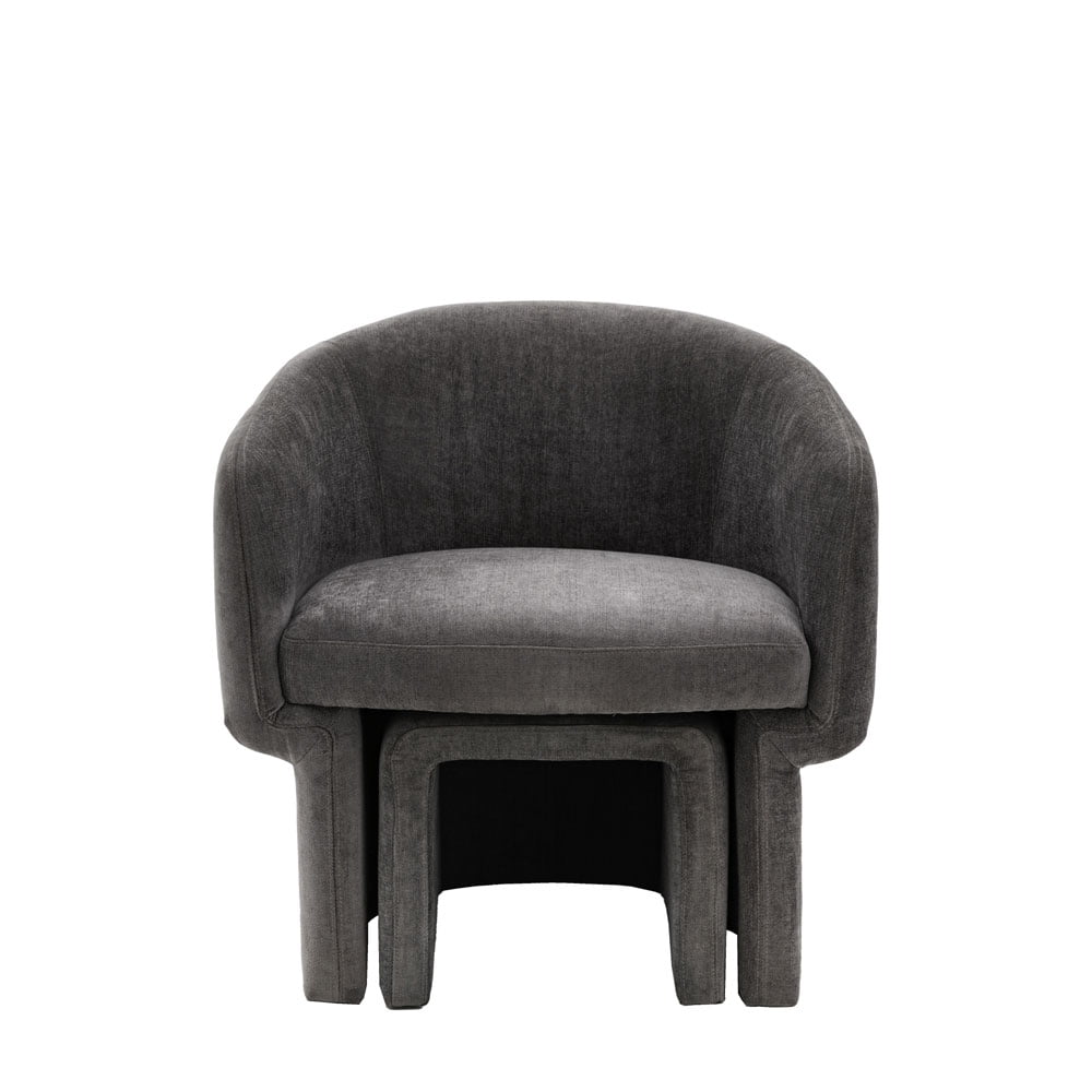 Askel Armchair in Anthracite Nicholas John Interiors