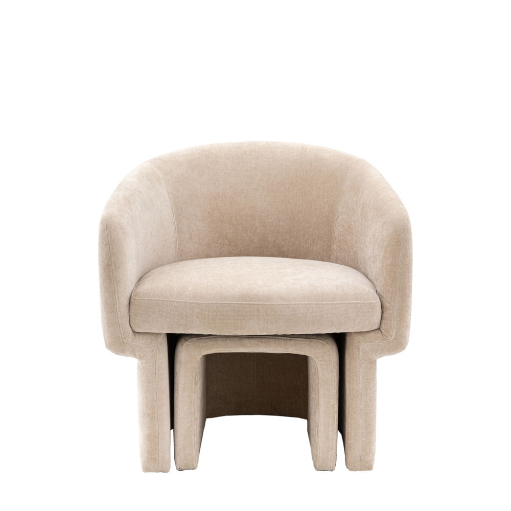 Askel Armchair in Cream Nicholas John Interiors