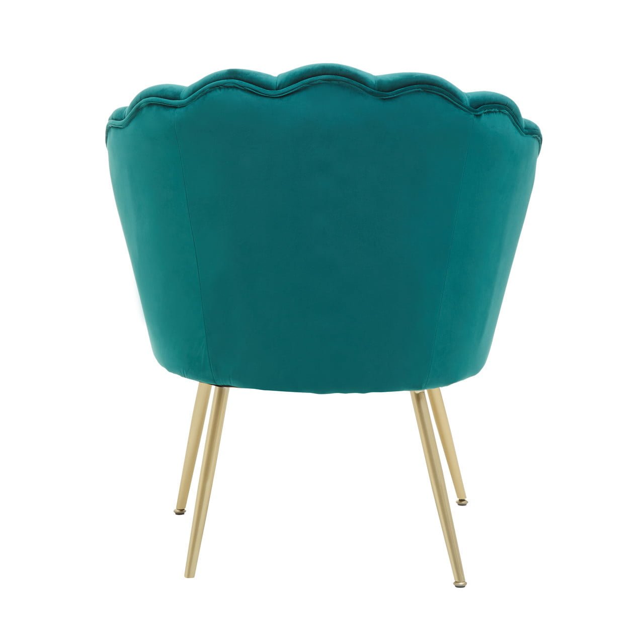 Avalana Emerald Green Velvet Scalloped Chair Nicholas John Interiors