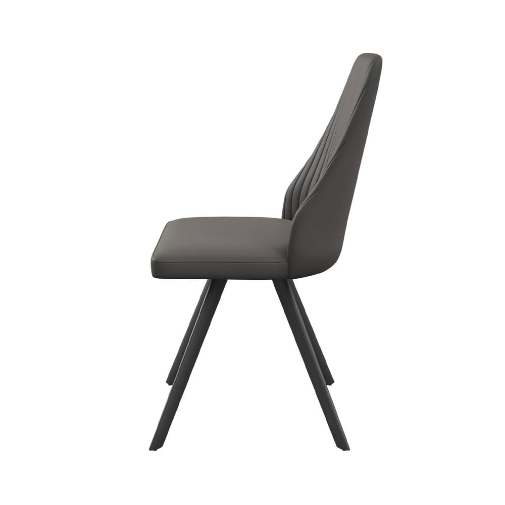 Azuma Dining Chair in Dark Grey Nicholas John Interiors