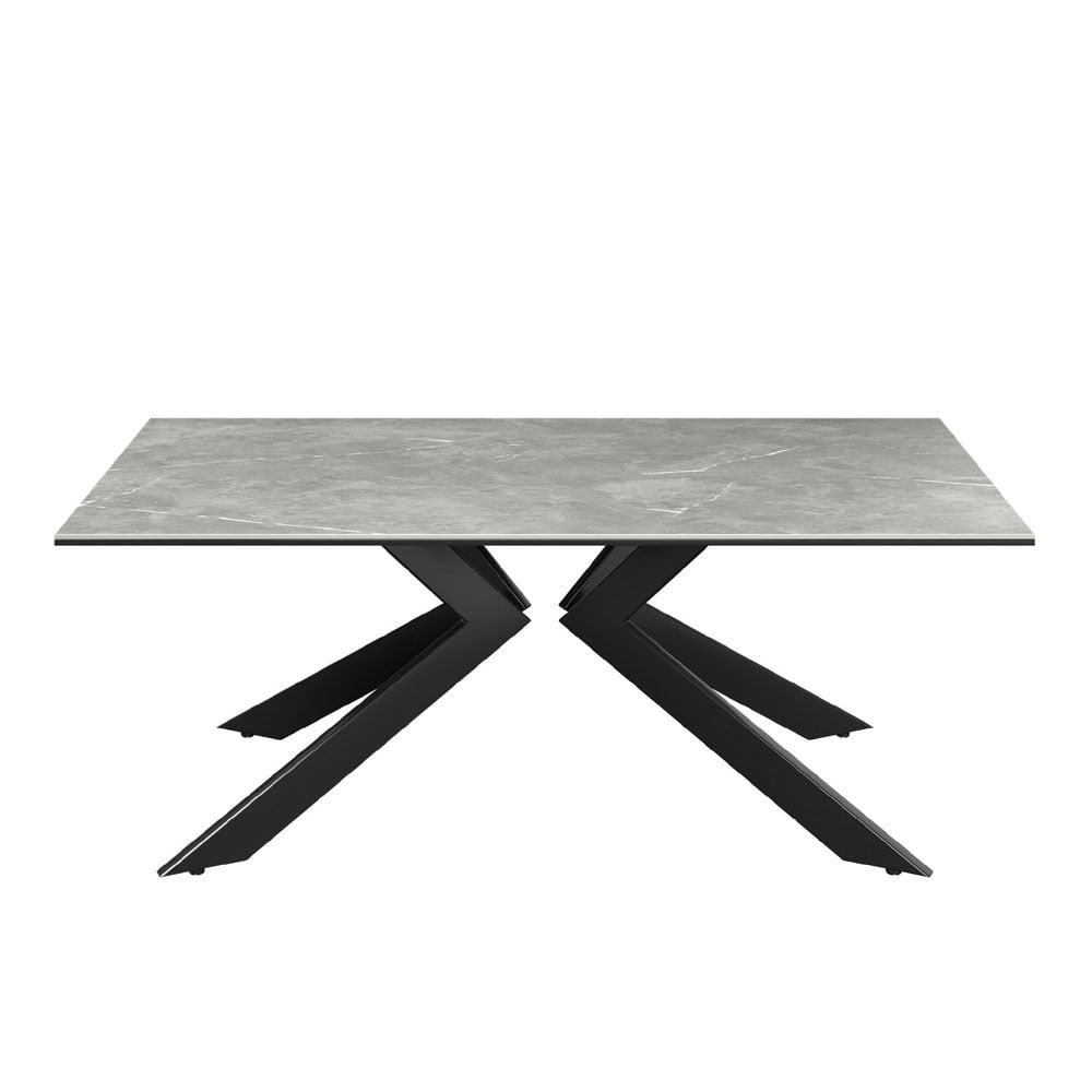 Azuma Matte Grey Ceramic Coffee Table Nicholas John Interiors