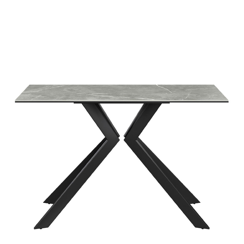 Azuma Matte Grey Ceramic Console Table Nicholas John Interiors