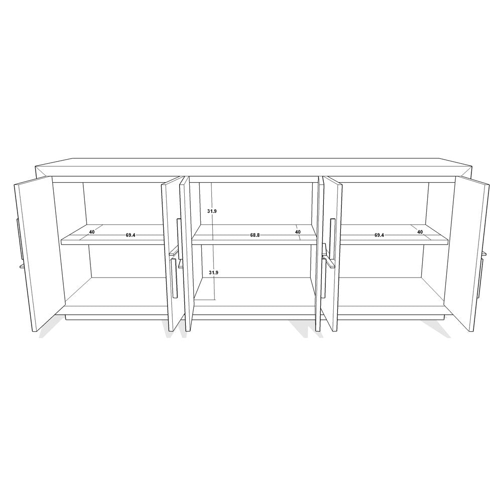 Berkeley Designs Bristol Sideboard Nicholas John Interiors