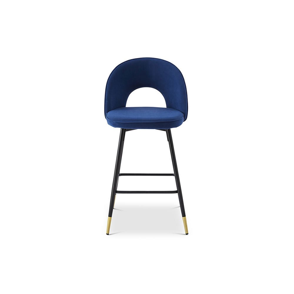 Berkeley Designs Hoxton Bar Stool in Blue Nicholas John Interiors