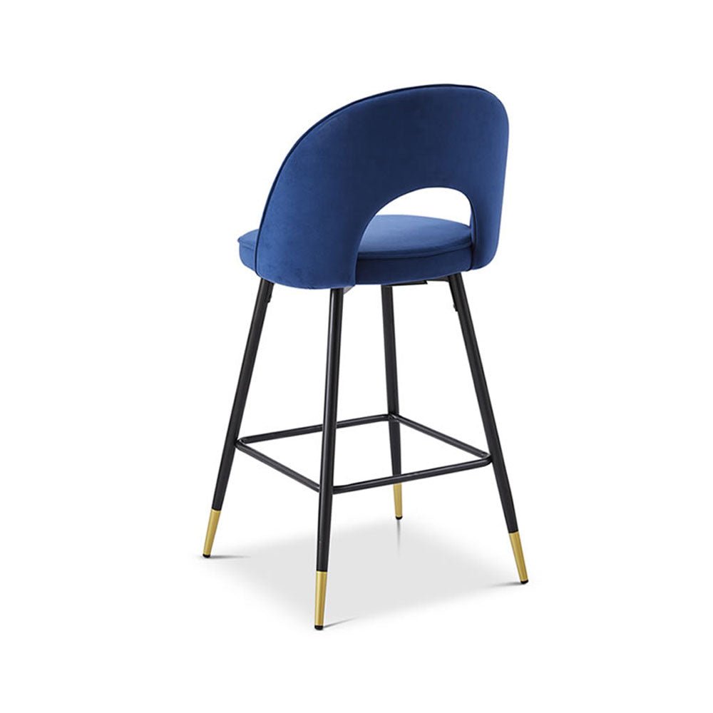 Berkeley Designs Hoxton Bar Stool in Blue Nicholas John Interiors