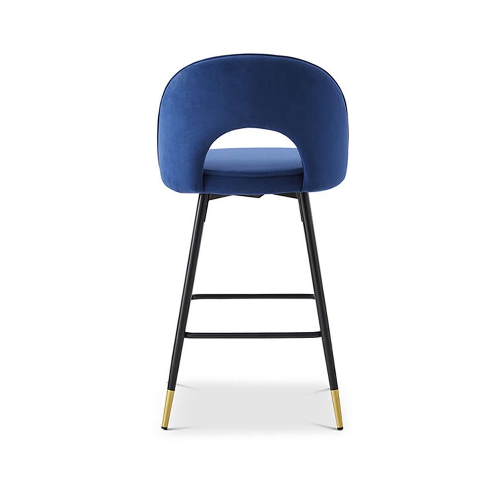 Berkeley Designs Hoxton Bar Stool in Blue Nicholas John Interiors