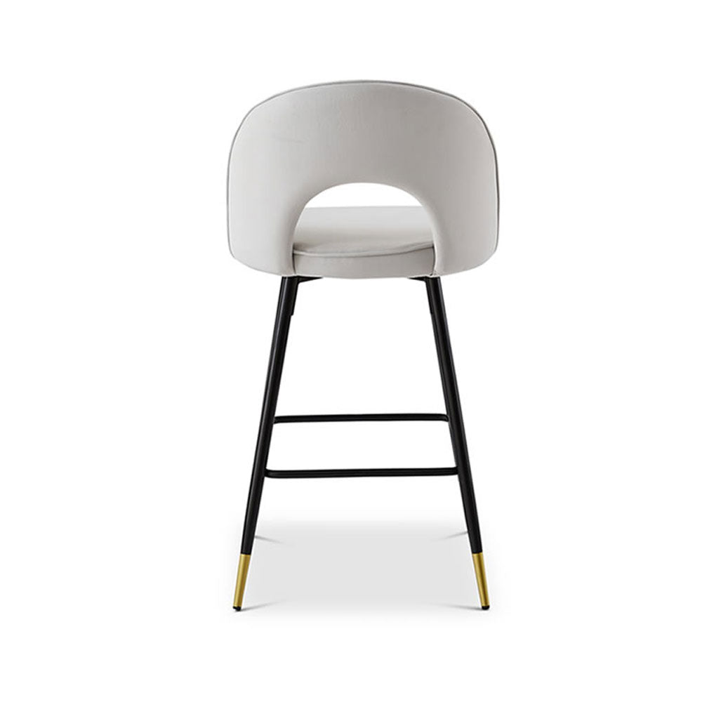 Berkeley Designs Hoxton Bar Stool in Light Grey Nicholas John Interiors