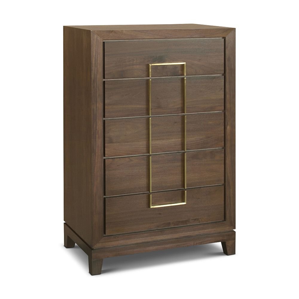 Berkeley Designs Lucca Tall Chest in Walnut Nicholas John Interiors