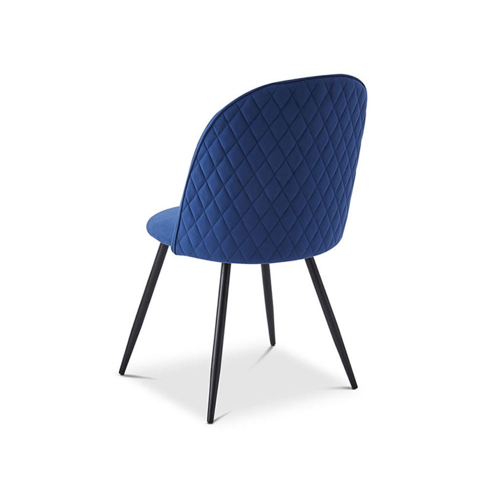 Berkeley Designs Soho Dining Chair in Blue (Set of 2) Nicholas John Interiors