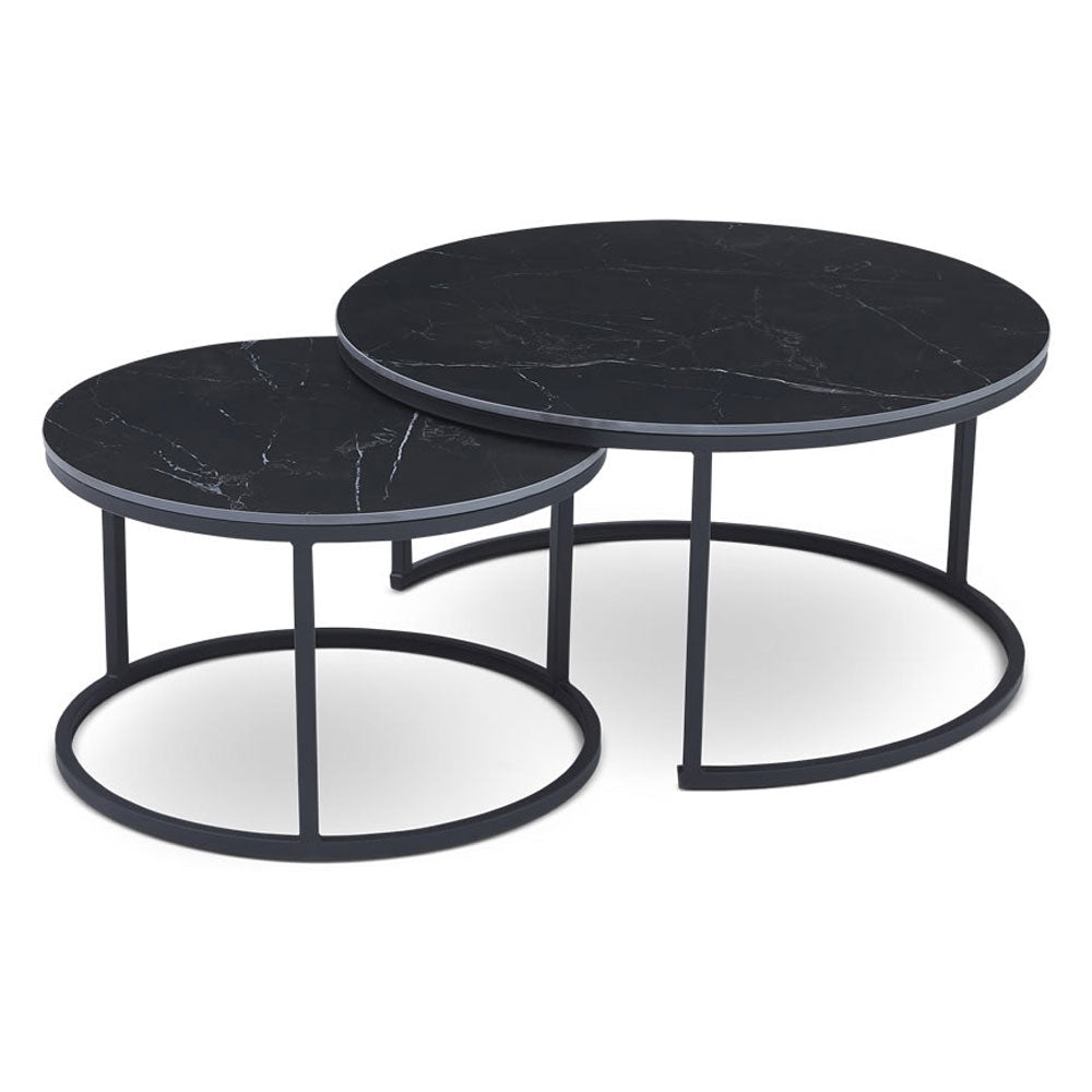 Berkeley Designs Soho Nested Coffee Table in Black Nicholas John Interiors