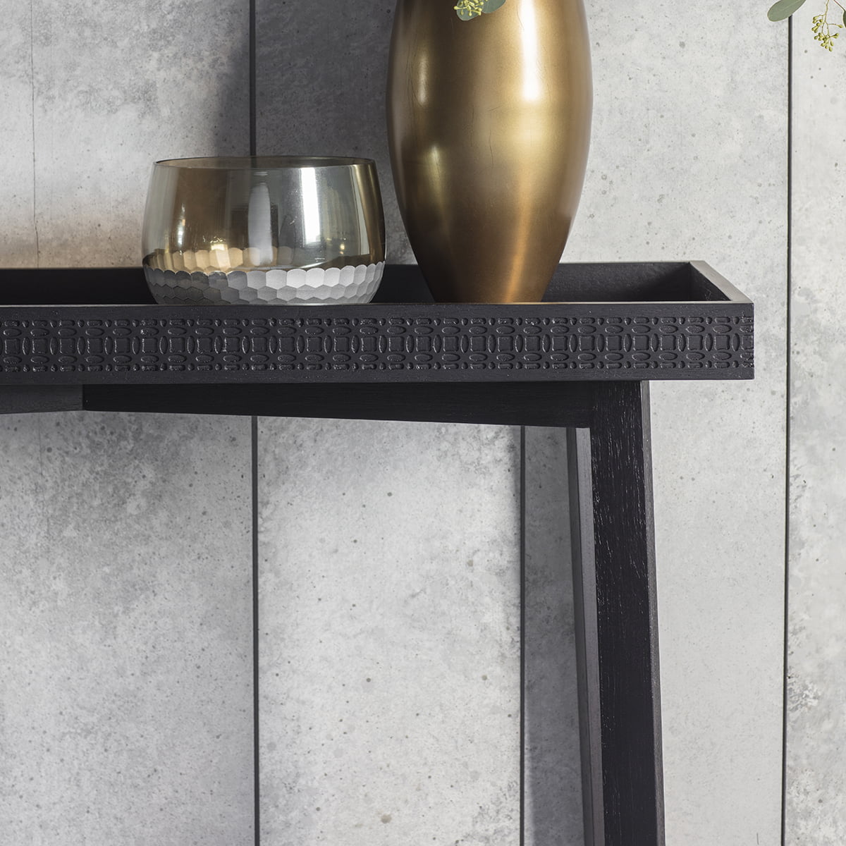 Bohara Boutique Console Table in Black Nicholas John Interiors