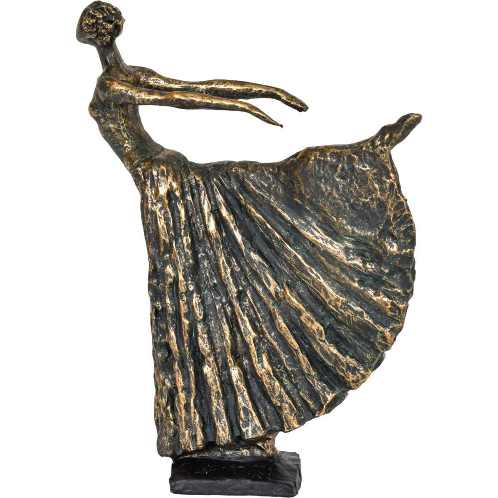 Bronze Standing Lady Dancer Nicholas John Interiors