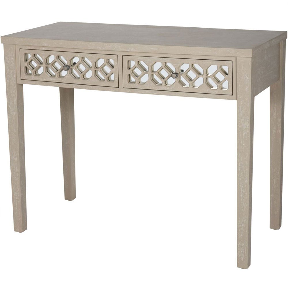 Camille 2 Drawer Console Table Nicholas John Interiors