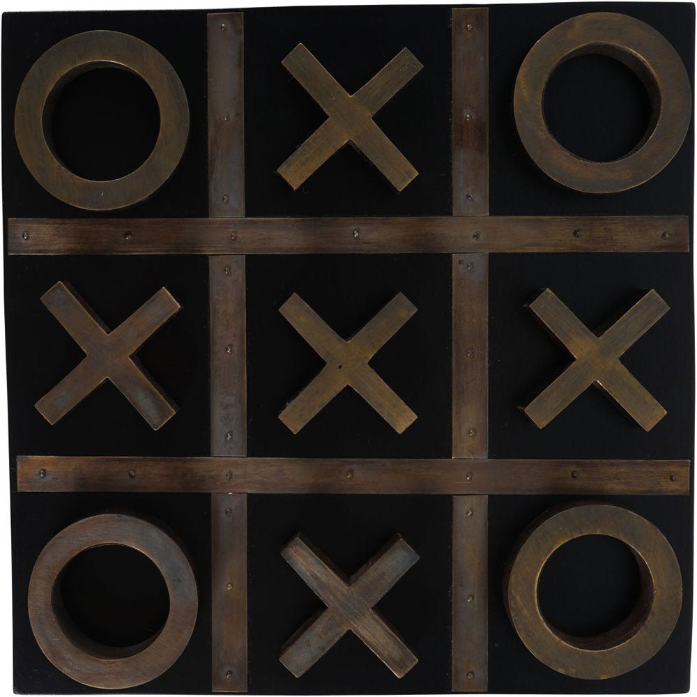 Colombo Wooden Noughts and Crosses Game Nicholas John Interiors