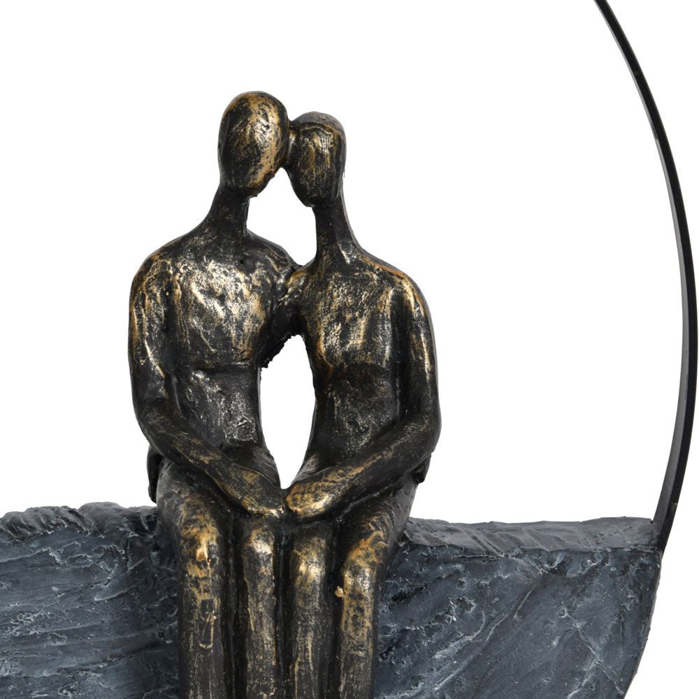 Couple Encircled Sculpture Nicholas John Interiors