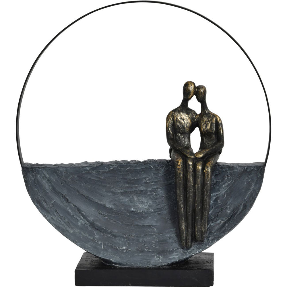 Couple Encircled Sculpture Nicholas John Interiors