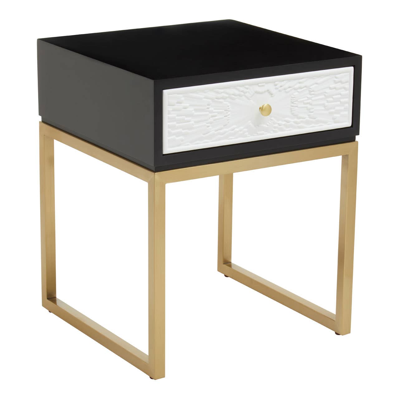 Damaris One Drawer Side Table Nicholas John Interiors