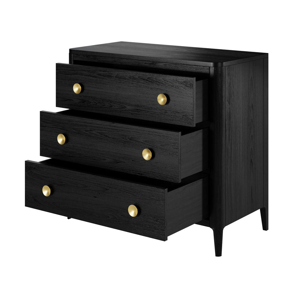 D.I Designs Abberley Chest of Drawers - Black Nicholas John Interiors