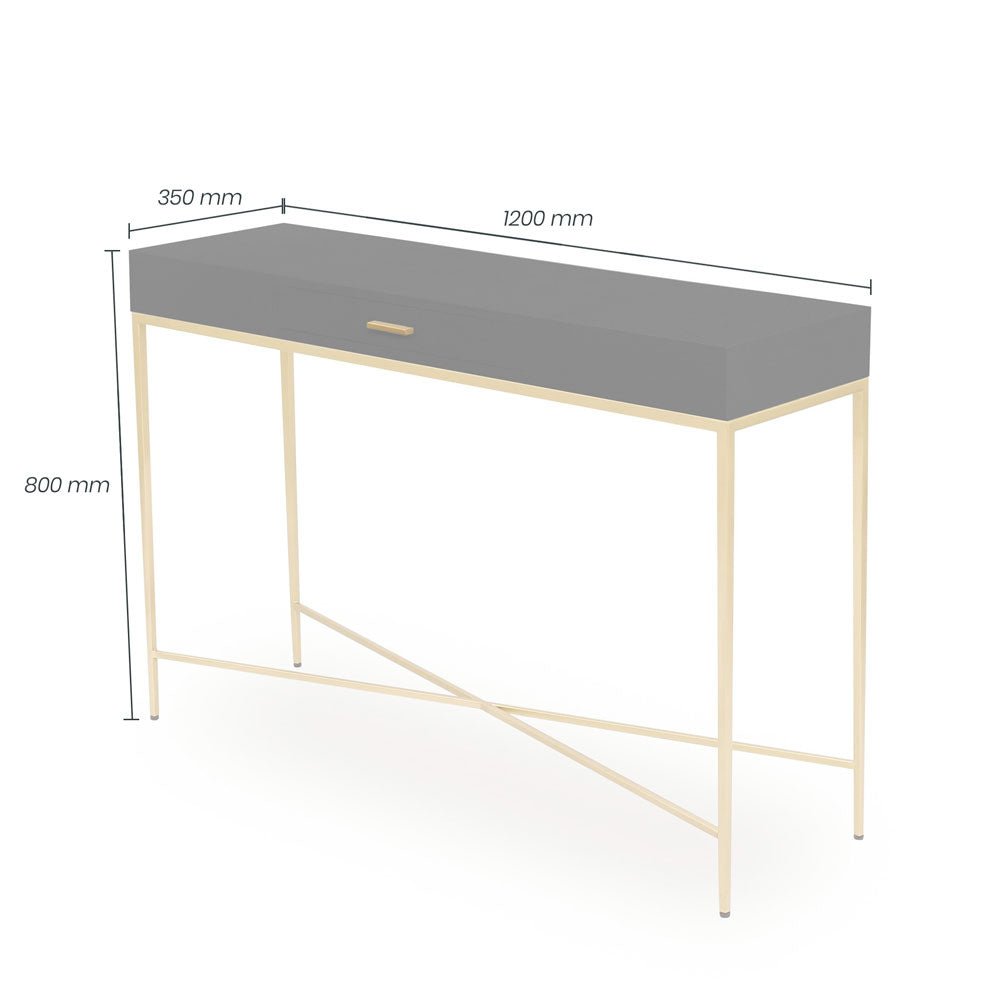 D.I Designs Berkeley Console - Black Nicholas John Interiors