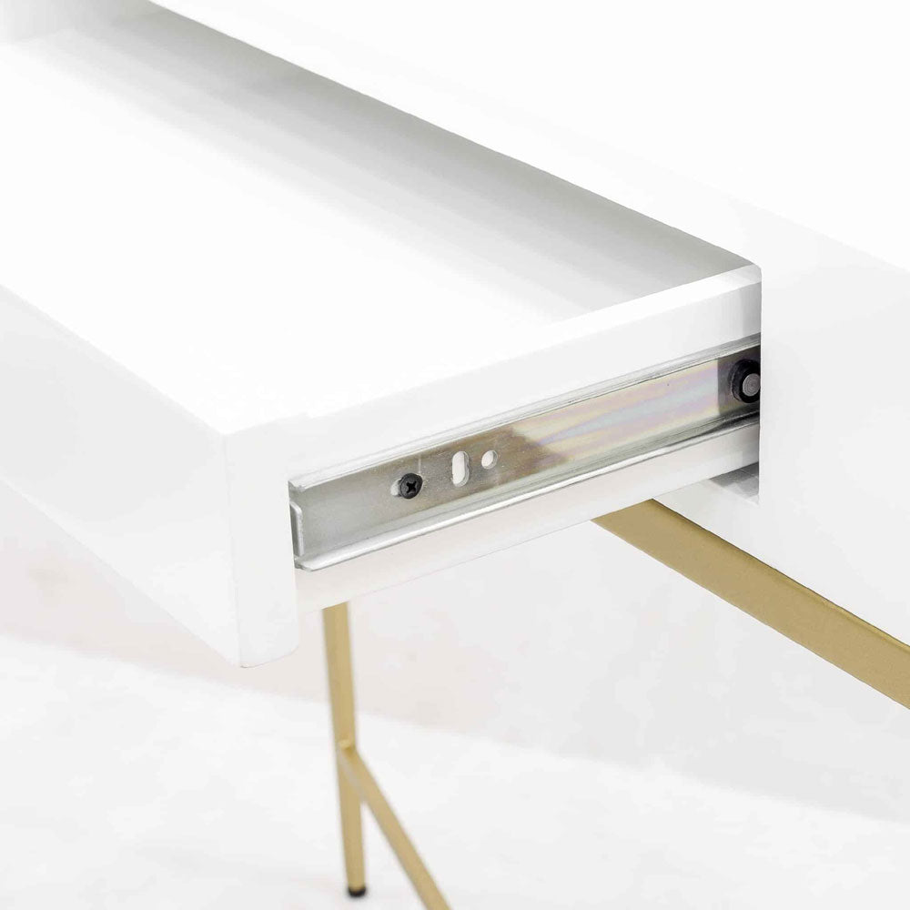 D.I Designs Berkeley Console - White Nicholas John Interiors