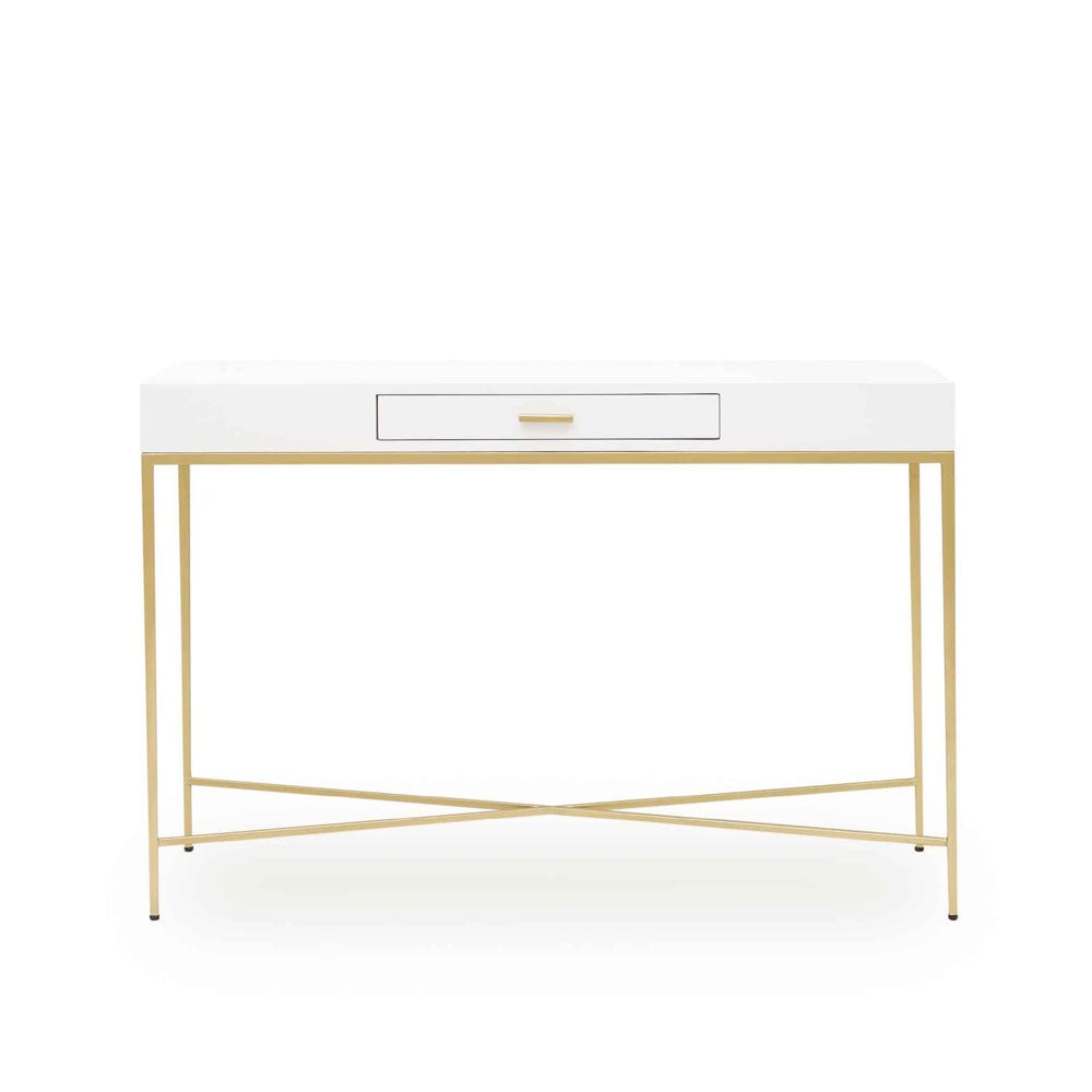 D.I Designs Berkeley Console - White Nicholas John Interiors