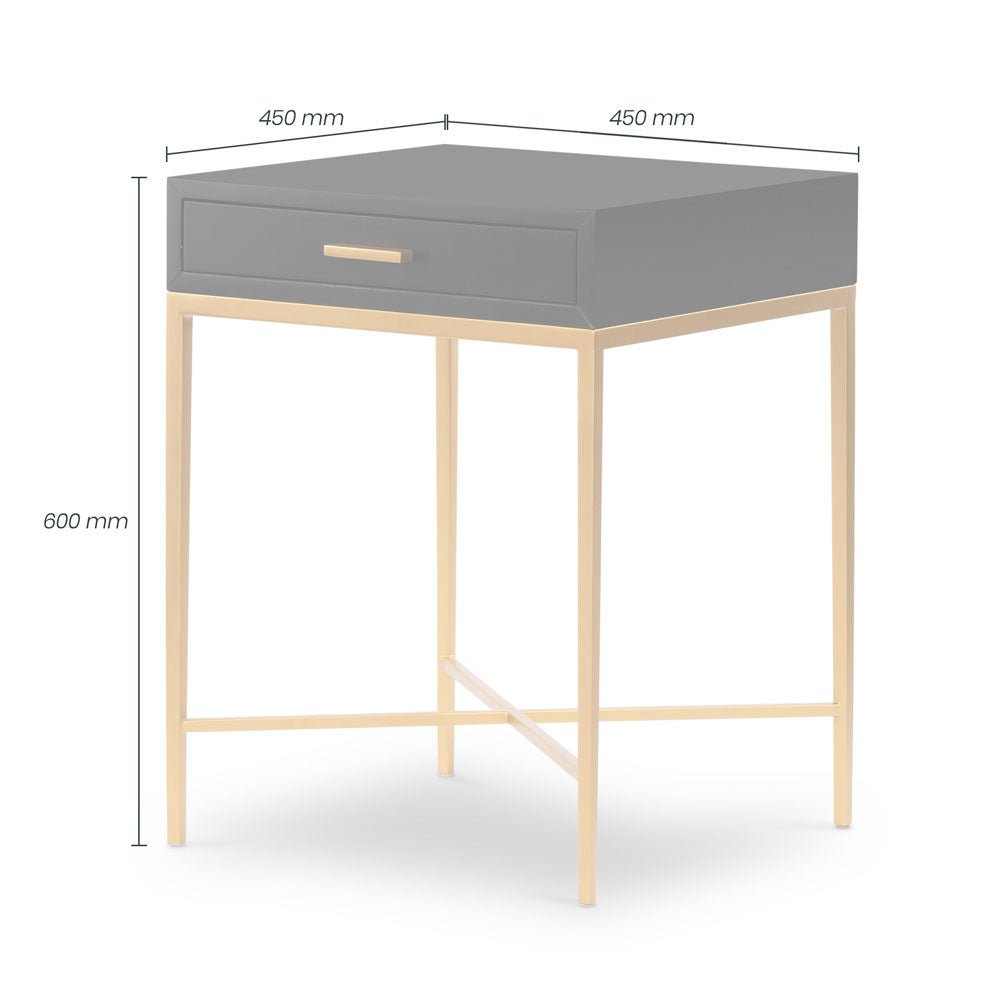 D.I Designs Berkeley End Table - Black Nicholas John Interiors