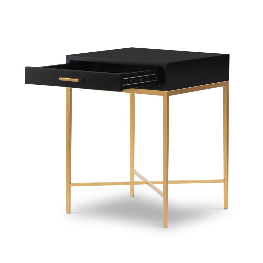 D.I Designs Berkeley End Table - Black Nicholas John Interiors