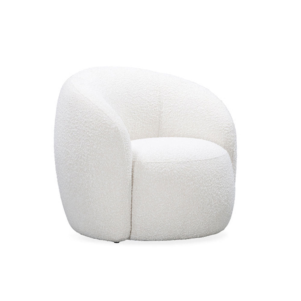 D.I Designs Bighton Club Chair in White Nicholas John Interiors