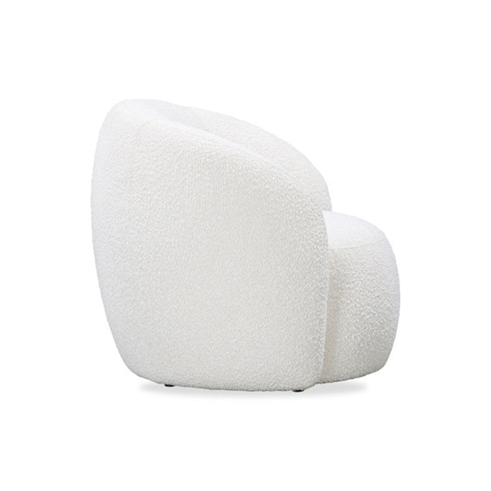 D.I Designs Bighton Club Chair in White Nicholas John Interiors