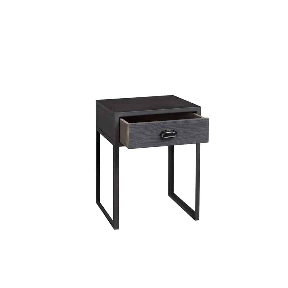 D.I Designs Grafton Industrial Style Bedside Table Nicholas John Interiors