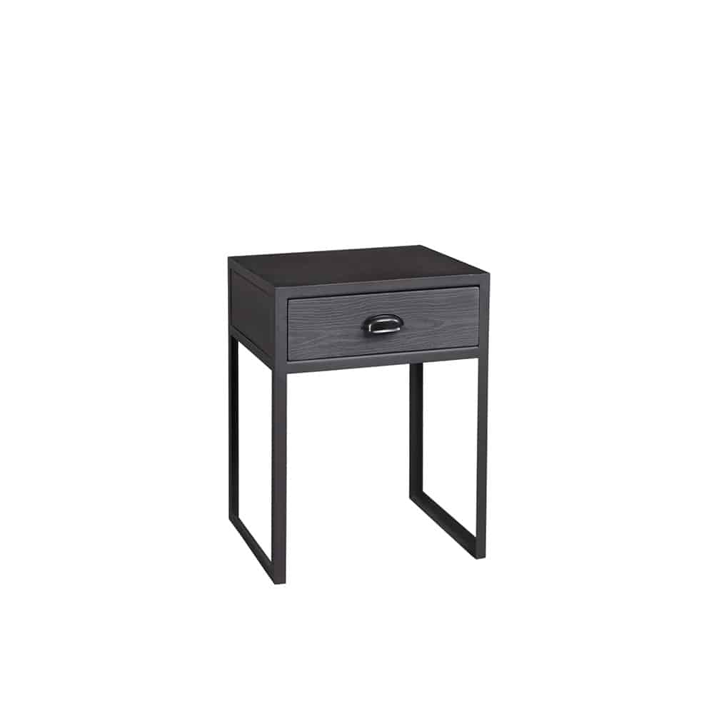 D.I Designs Grafton Industrial Style Bedside Table Nicholas John Interiors