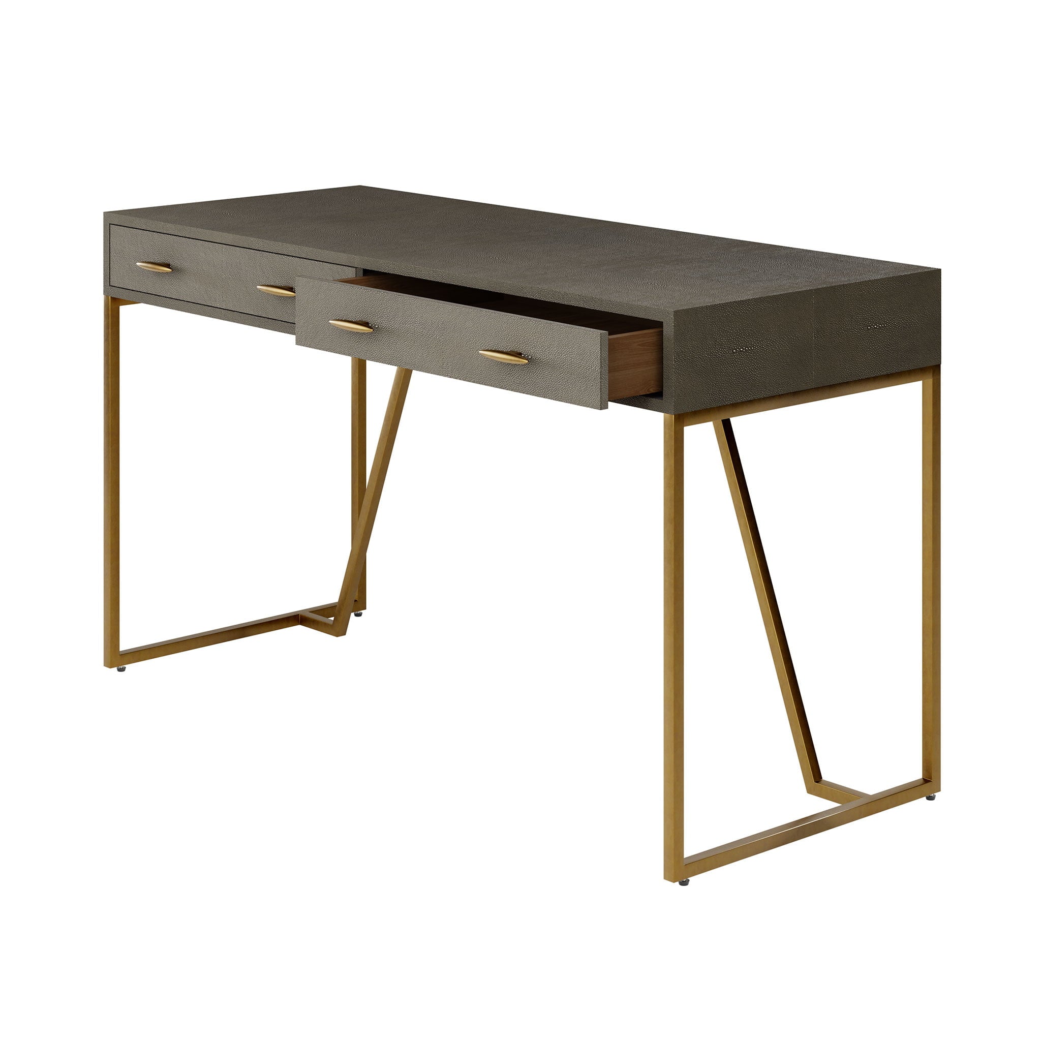 D.I Designs Hampton Desk - Grey Nicholas John Interiors