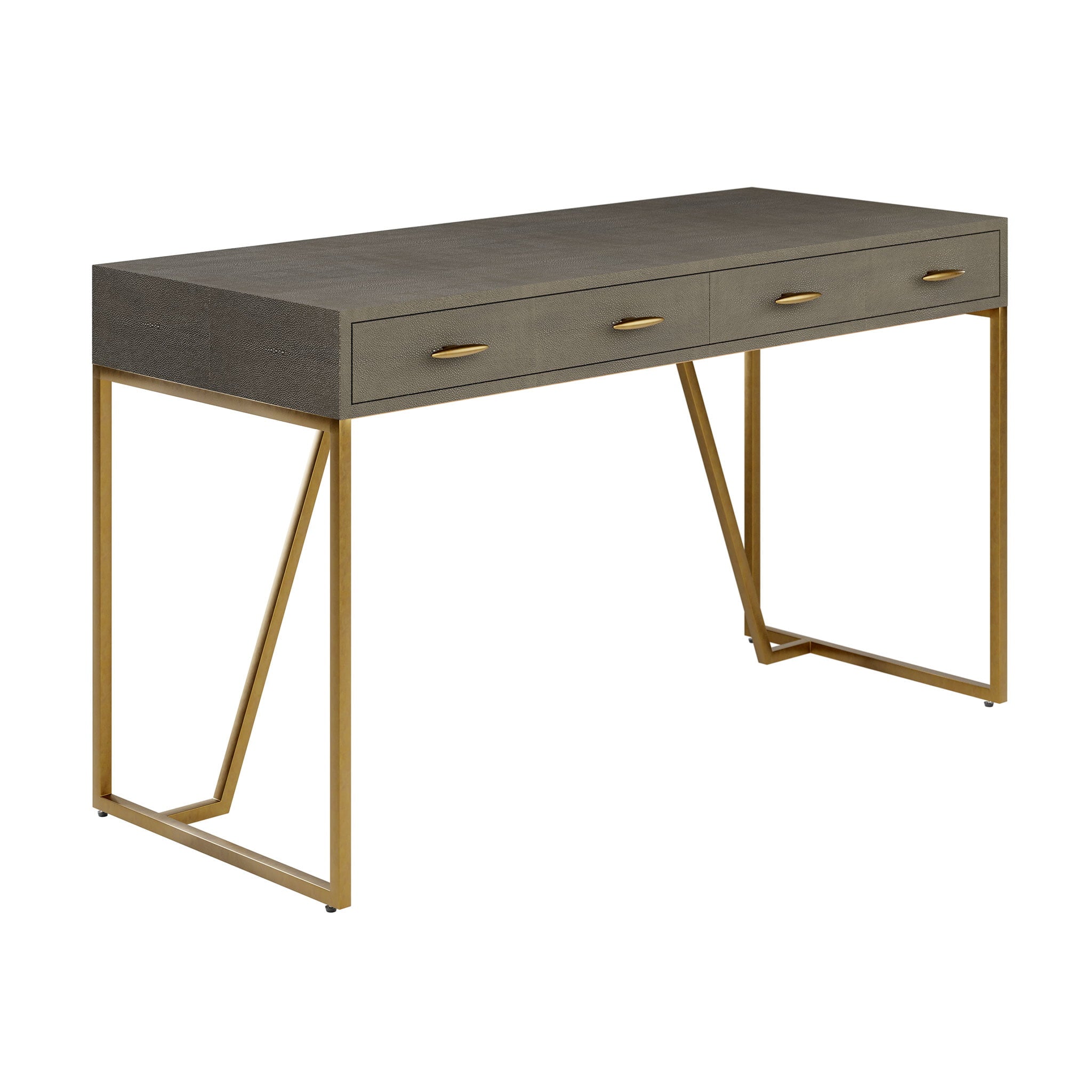 D.I Designs Hampton Desk - Grey Nicholas John Interiors