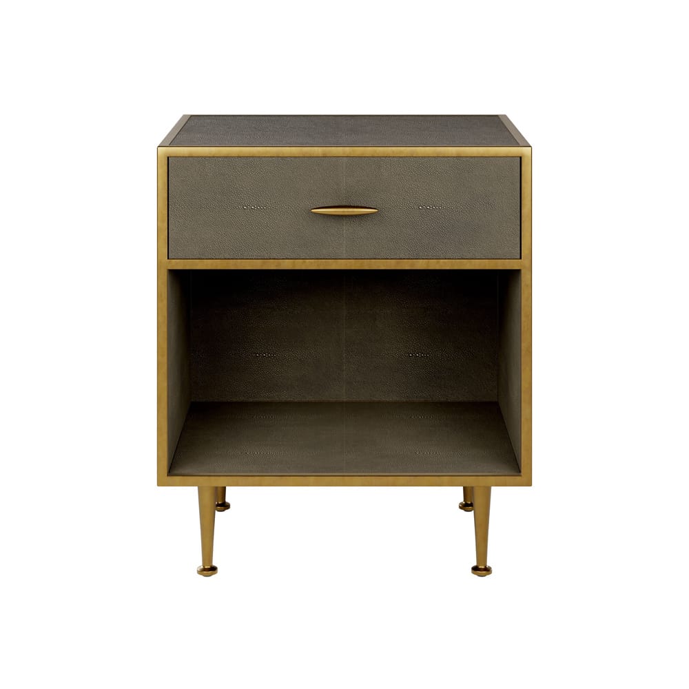 D.I Designs Hampton Grey Bedside Table Nicholas John Interiors